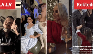 FOTO. Reiniks tusiņā, Sējāni masku ballē, bet Bulis pārgājienā! Kā jauno gadu sagaidīja slavenības? - LA.LV