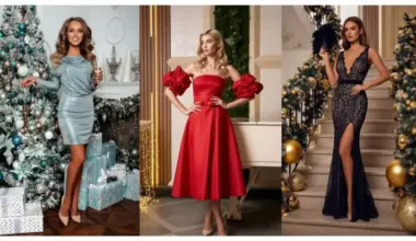 Gadatirgus tērpi: piecas labākās kleitas Jaungada sagaidīšanai
