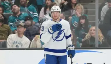 Girgensona "Lightning" uzvar "Sharks" un kļūst par Austrumu līderiem