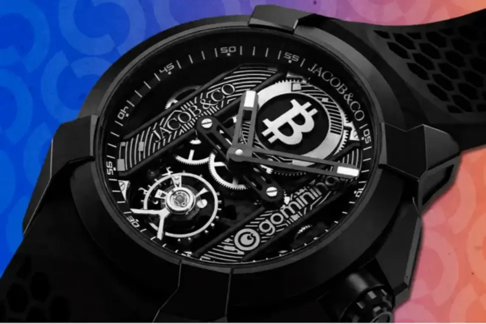 Jacob & Co un GoMining laiž klajā luksusa pulksteņus, kas pelna Bitcoin, par 40 000 dolāru
