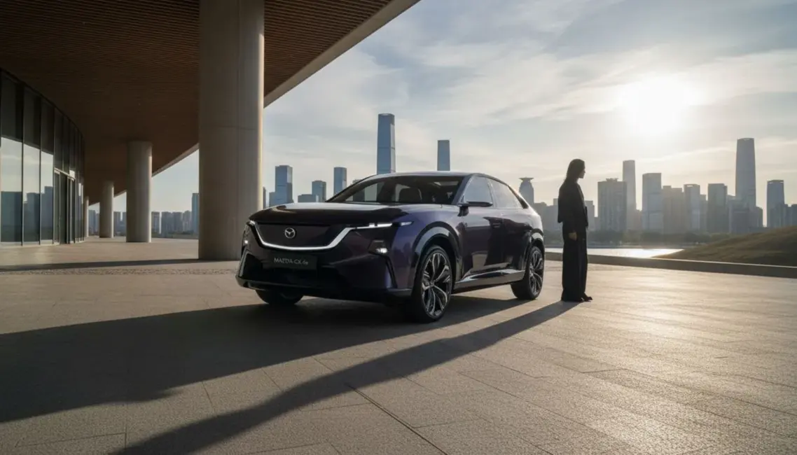 Jaunais "Mazda" elektriskais apvidnieks "CX-60e" balstīts uz Ķīnas tehnoloģijām