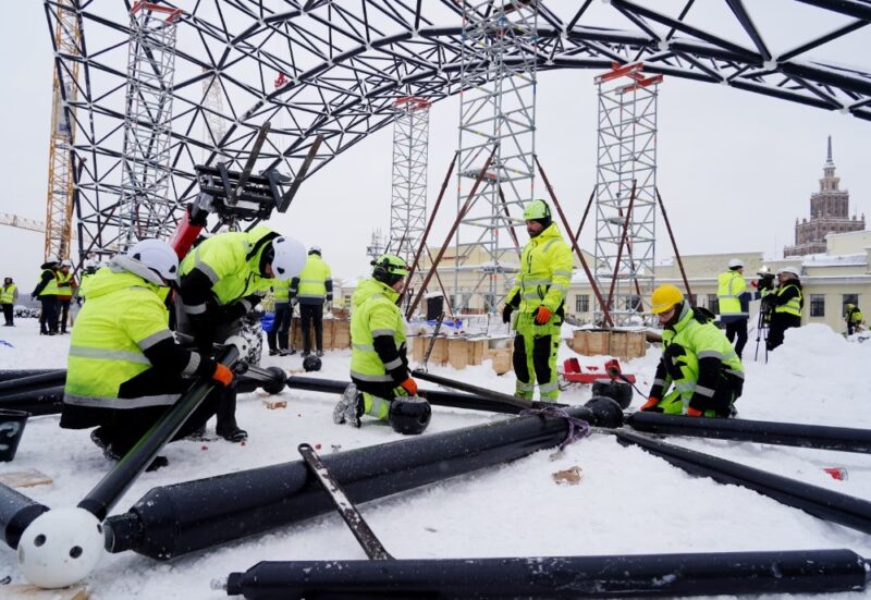 
“Rail Baltica” Rīgas Centrālā mezgla būvlaukums, 05.12.2023.
