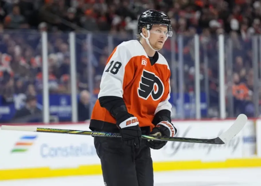 Latviešu hokejisti NHL: Ābols rezultatīvs "Flyers" uzvarā, Balinskis cieta zaudējumu, Šilovs uz rezervistu soliņa