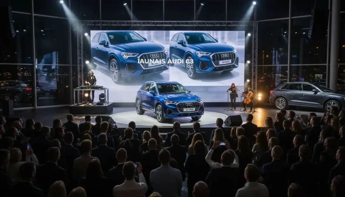 Latvijā pirmizrādi piedzīvo jaunās paaudzes "Audi Q3"