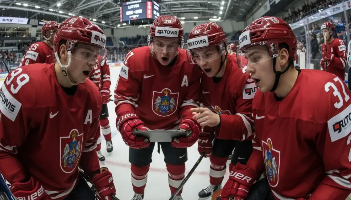 Latvijas U-20 hokejisti pasaules čempionāta ceturtdaļfinālā tiksies ar Zviedriju
