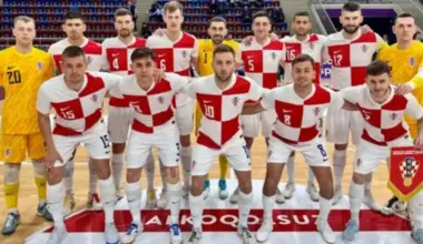 Latvijas telpu futbola izlase Eiropas čempionāta noslēdzošajā grupas spēlē tiksies ar spēcīgo Horvātiju