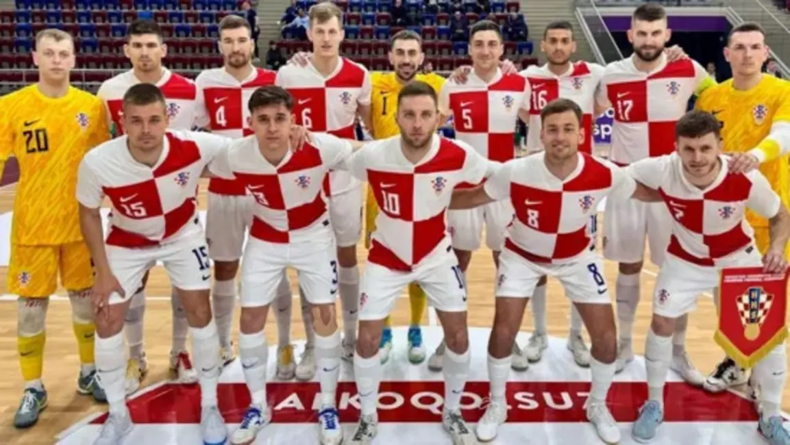 Latvijas telpu futbola izlase Eiropas čempionāta noslēdzošajā grupas spēlē tiksies ar spēcīgo Horvātiju