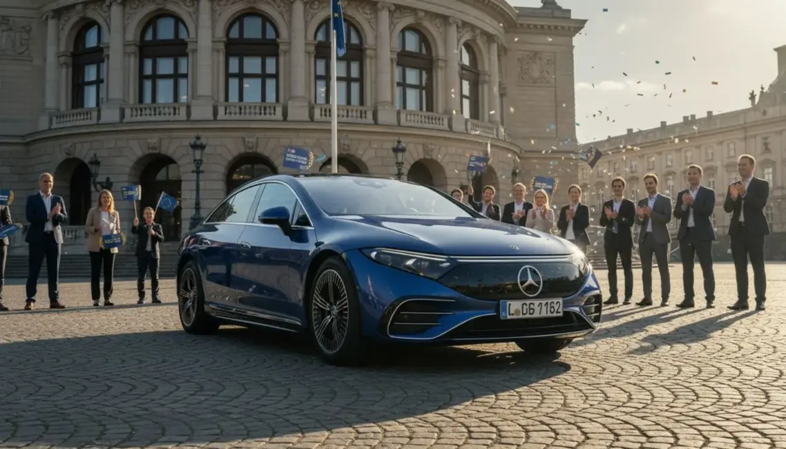 Mercedes-Benz CLA elektriskais modelis ieguvis "Eiropas Gada auto 2026" titulu pēc 52 gadu pārtraukuma