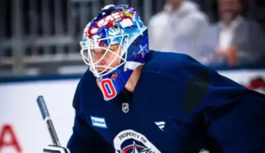 Merzļikins pēc uzvaras pār "Canucks": "Puiši atviegloja manu darbu, un tas deva pārliecību"