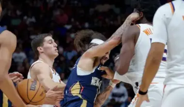 NBA diskvalificē Alvarado un Viljamsu pēc dūru izvicināšanas spēlē starp "Pelicans" un "Suns"