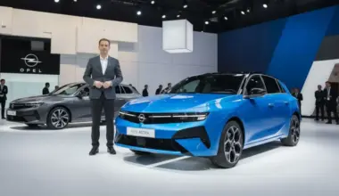 Opel prezentē modernizēto "Astra" modeli Briselē ar jaunām tehnoloģijām un dizainu