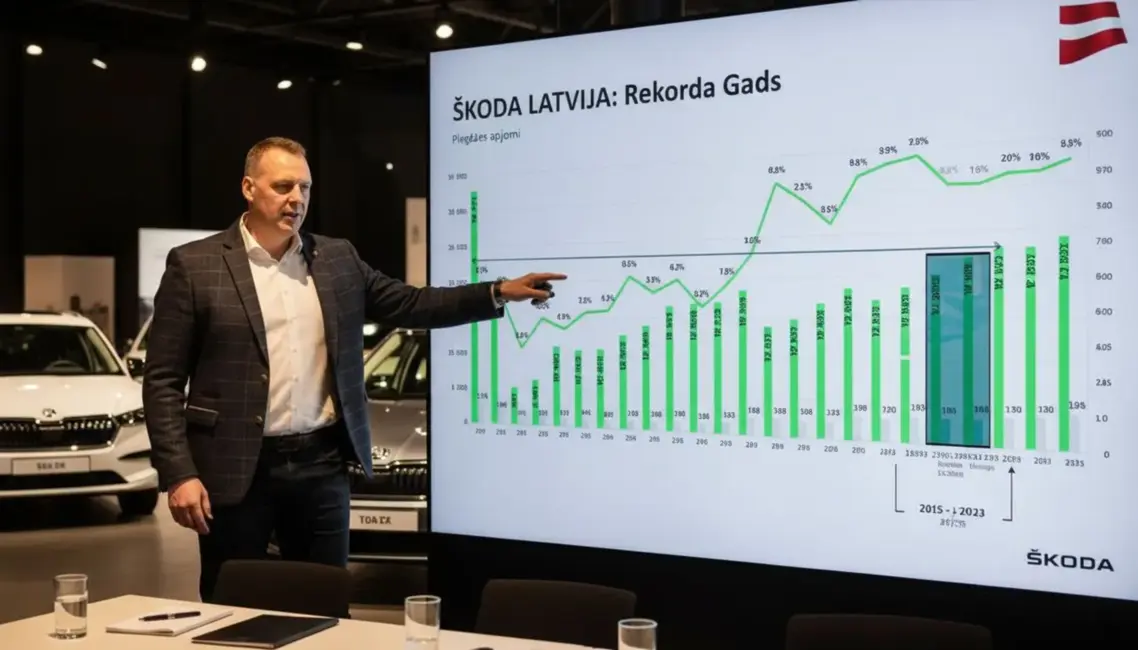 Pagājušajā gadā "Škoda" Latvijā sasniegusi pārdošanas rekordus