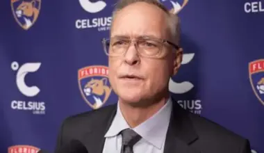 "Panthers" stūrmanis priecīgs par Latvijas hokejistiem: Esam patīkami satraukti par šo jauno puisi un priecīgi par Uvja līgumu