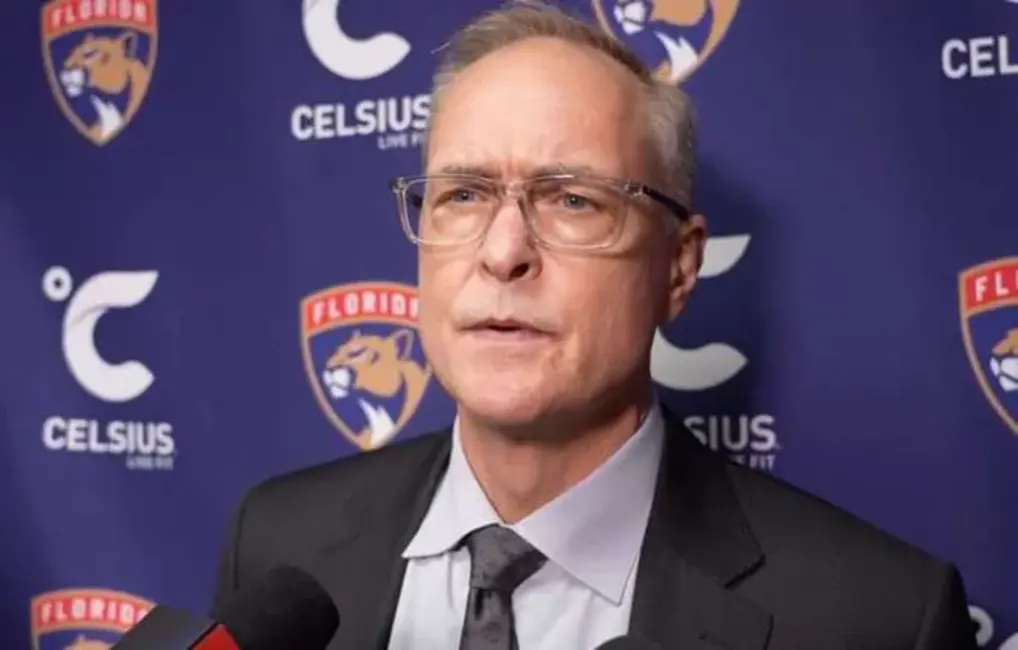 "Panthers" stūrmanis priecīgs par Latvijas hokejistiem: Esam patīkami satraukti par šo jauno puisi un priecīgi par Uvja līgumu