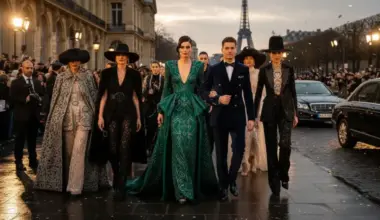 Parīzes Augstās modes nedēļā zvaigznes žilbina ar ekstravagantiem tērpiem