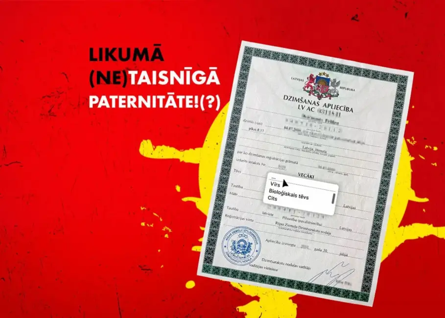 Paternitātes strīdi Latvijā: vai likumdošana ir netaisnīga pret vīriešiem?