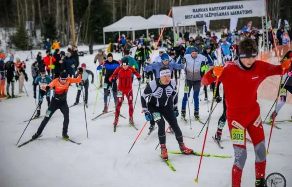 Rankas Kartonfabrikas slēpojums atzīmē piekto jubileju ar bērnu distancēm un klasiskajām 100km un 50km trasēm