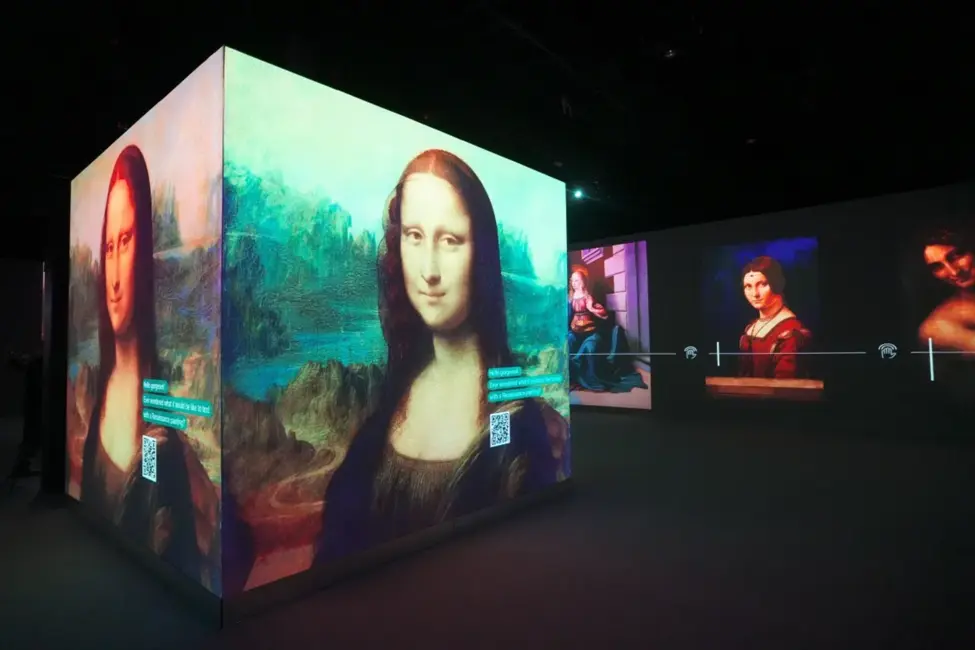Rīgā, Vidzemes tirgū, atklāta interaktīvā multimediālā izstāde "Da Vinci Genius"