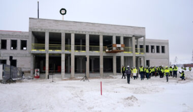 Kundziņsalas robežšķērsošanas vietā spāru svētki