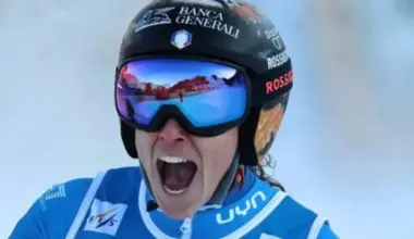 Šaibe izcīna ceturto uzvaru sezonā, Brinjone atgriežas ar sesto vietu milzu slalomā