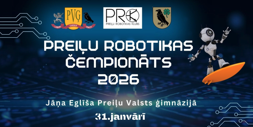 Robotikas interesenti 31. janvārī tiek aicināti uz 8. Preiļu robotikas čempionātu