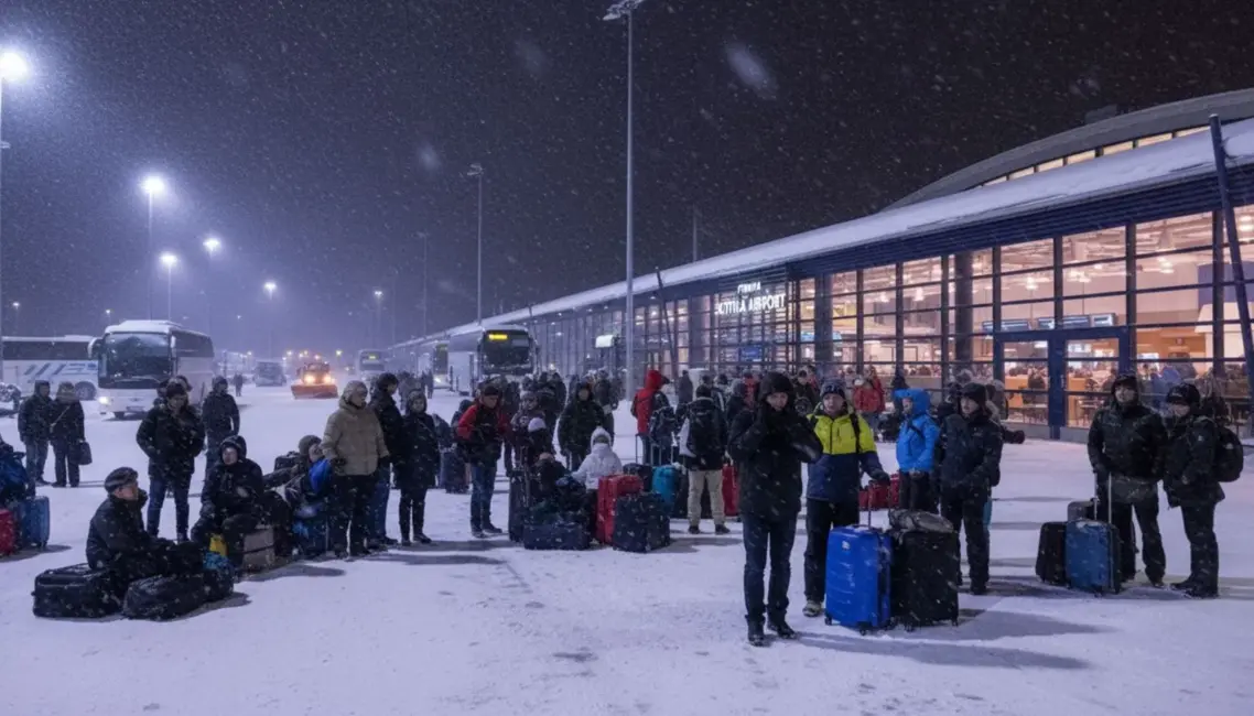Spēcīgs sals iesaldē Lapzemi: tūkstošiem tūristu nonākuši ķīlnieku stāvoklī