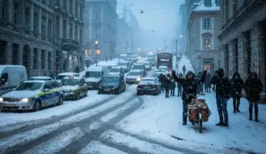 Spēcīgs sals un sniegavēji paralizē satiksmi visā Eiropā, arī Londonā un Varšavā