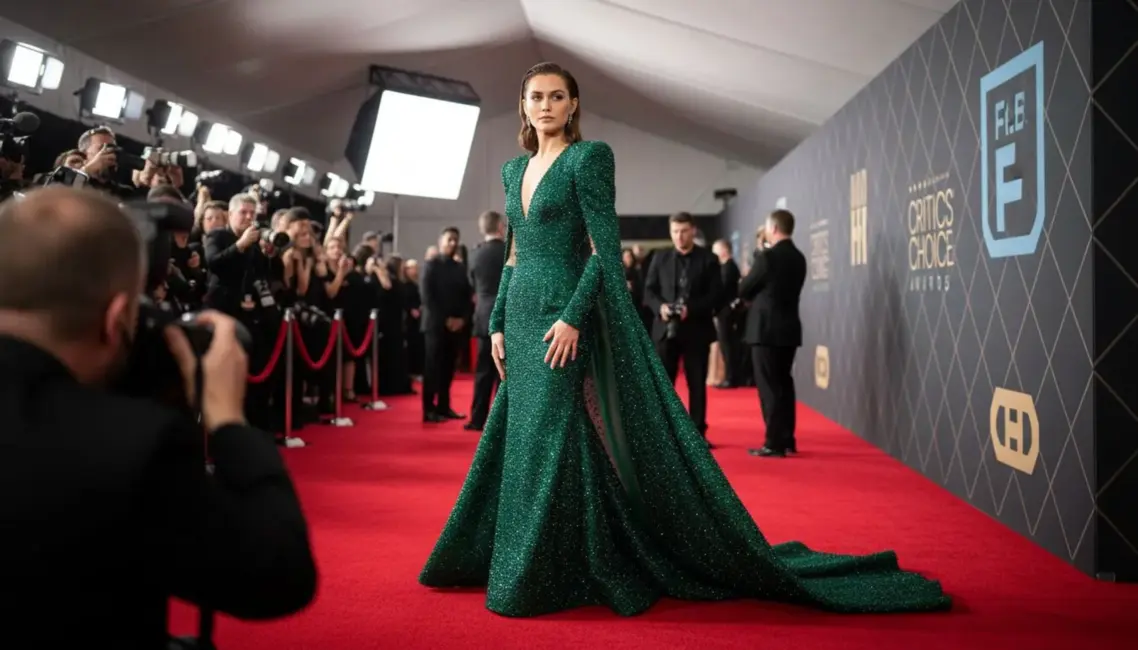 Spilgtākie tērpi "Critics Choice Awards 2026": zvaigznes demonstrē modes tendences