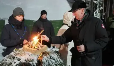 Valsts prezidents Rinkēvičs apciemo skautus un gaidas "Baltā vilka 2026" ziemas nometnē