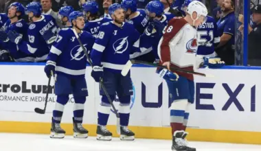 Zemgus Girgensons gūst vārtus, "Lightning" uzvar NHL līderi "Avalanche" un sasniedz astoņu uzvaru sēriju