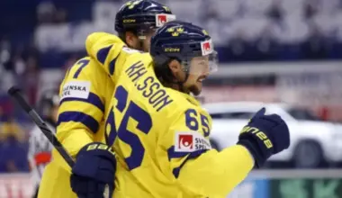 Zviedrijas hokeja izlase uz 2026. gada Olimpiskajām spēlēm ar NHL zvaigznēm