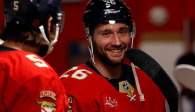 Balinskis par negaidīto līgumu, atšķirīgajām olimpiskajām spēlēm un latviešu valodu Floridas ģērbtuvē – Hokejs – Sportacentrs.com