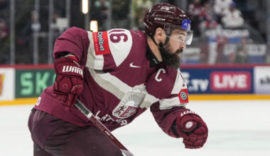 Latvijas izlases gatavošanās OS sākas ar trim hokejistiem uz ledus – Olimpiskās spēles 2026 – Sportacentrs.com