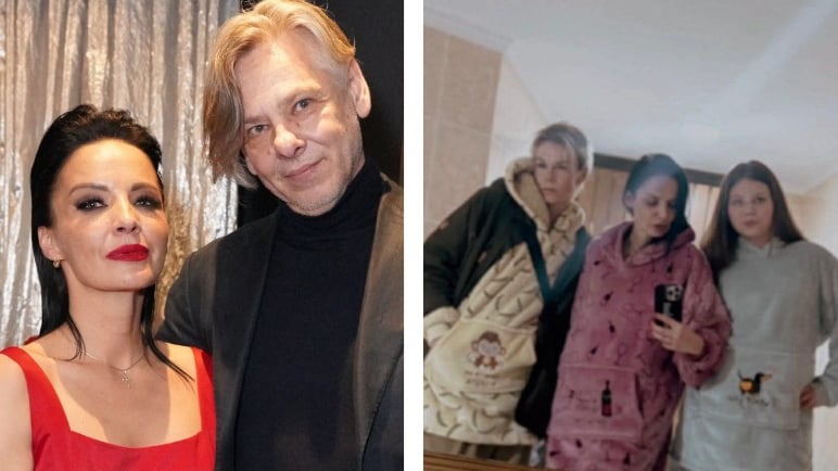 Pēc šķiršanās Grencberga sagaida jauno gadu ar Džilindžera bijušo sievu un meitu — Santa