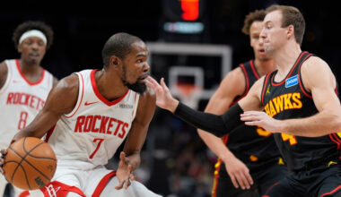 ''Hawks'' sezonas mazrezultatīvākais sniegums un bezierunu zaudējums ''Rockets'' – Basketbols – Sportacentrs.com