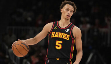 Porziņģis izlaiž spēli, kurā Denjelss tiek pie pirmā karjeras triple-double – Basketbols – Sportacentrs.com