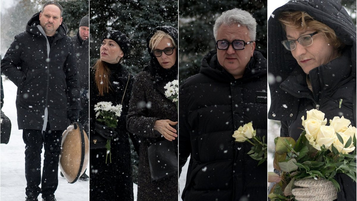 Foto: Balti sniegotā mūžības ceļā pavada rakstnieci Noru Ikstenu - Delfi