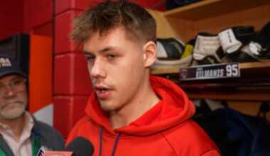 "Zinu, ka Vilmanis var spēlēt otrajā maiņā" – Hokejs – Sportacentrs.com