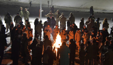 Jēkabpilieši piedalās Barikāžu atceres pasākumā Rīgā Zaķusalā (FOTO)