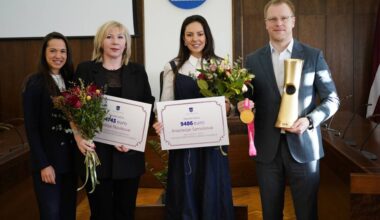 Daugavpils sportiste Anastasija Samoilova saņēma pašvaldības naudas balvu par pasaules čempiones titulu