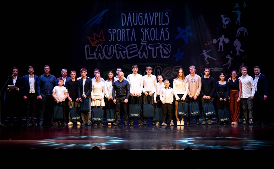 Daugavpils Sporta skola sveica audzēkņus un trenerus par 2025. gada sasniegumiem
