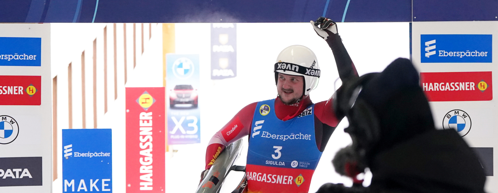 Rinkam uzvara Nāciju kausā kamaniņu sportā Siguldas trasē / Diena