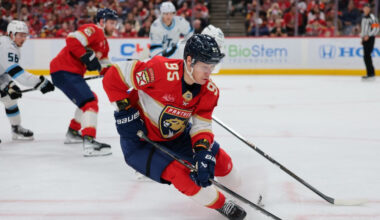 Vilmanis izmanto pretinieka kļūdu un gūst pirmos vārtus NHL karjerā – Hokejs – Sportacentrs.com