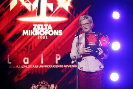 Mīlgrāve atkāpjas no "Zelta mikrofona" biedrības vadības; ceremonija pārceļas uz Ventspili