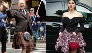 Pirmā 2026. gada ielu modes tendence – rūtainie skotu svārki