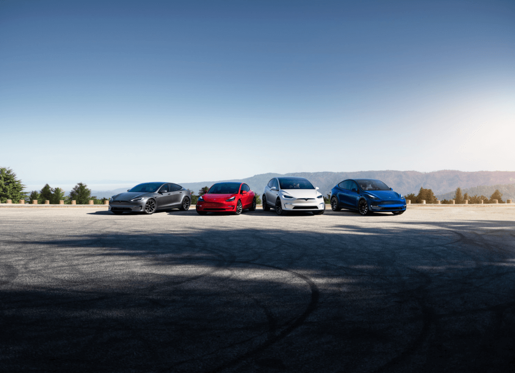 Tesla Model S, Model 3, Model X, Model Y