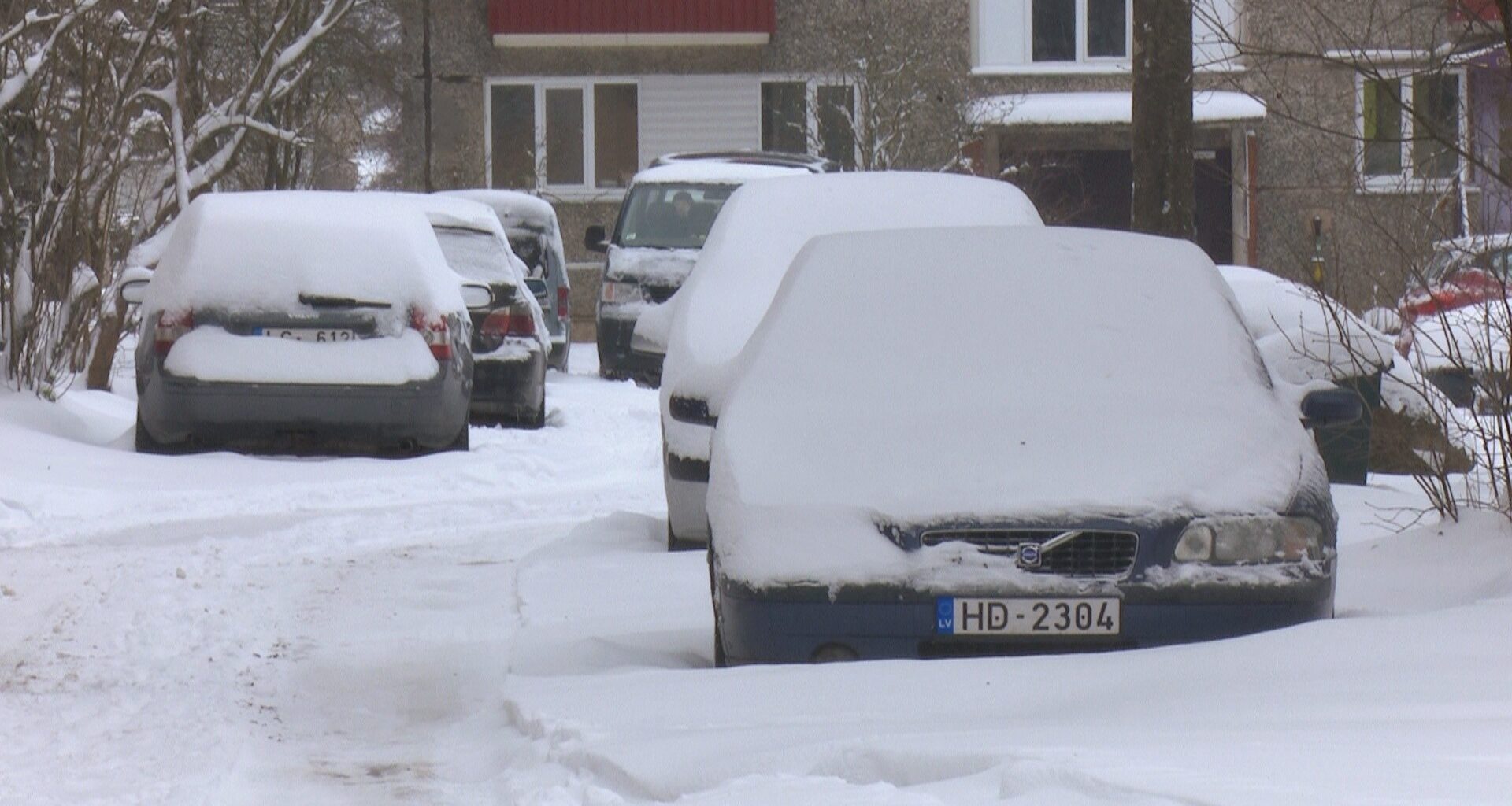 Rožupē izveidojusies gandrīz 30 centimetru bieza sniega sega / Jēkabpils Laiks: Jēkabpils ziņas