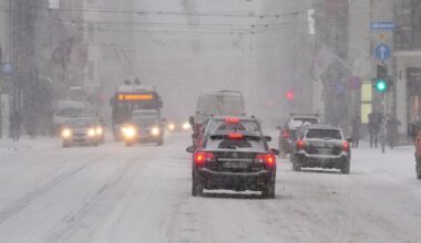 Sniegputenis pilsētā