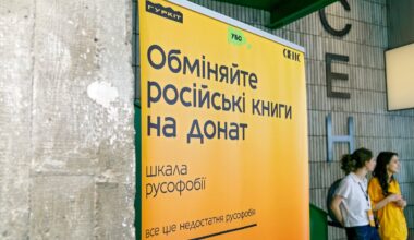 Kijivas grāmatu veikals pieņem grāmatas krievu valodā pārstrādei