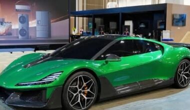 Ķīnas putekļsūcēju ražotāja starts autobūves sfērā – 1876 Zs jaudīgs superauto